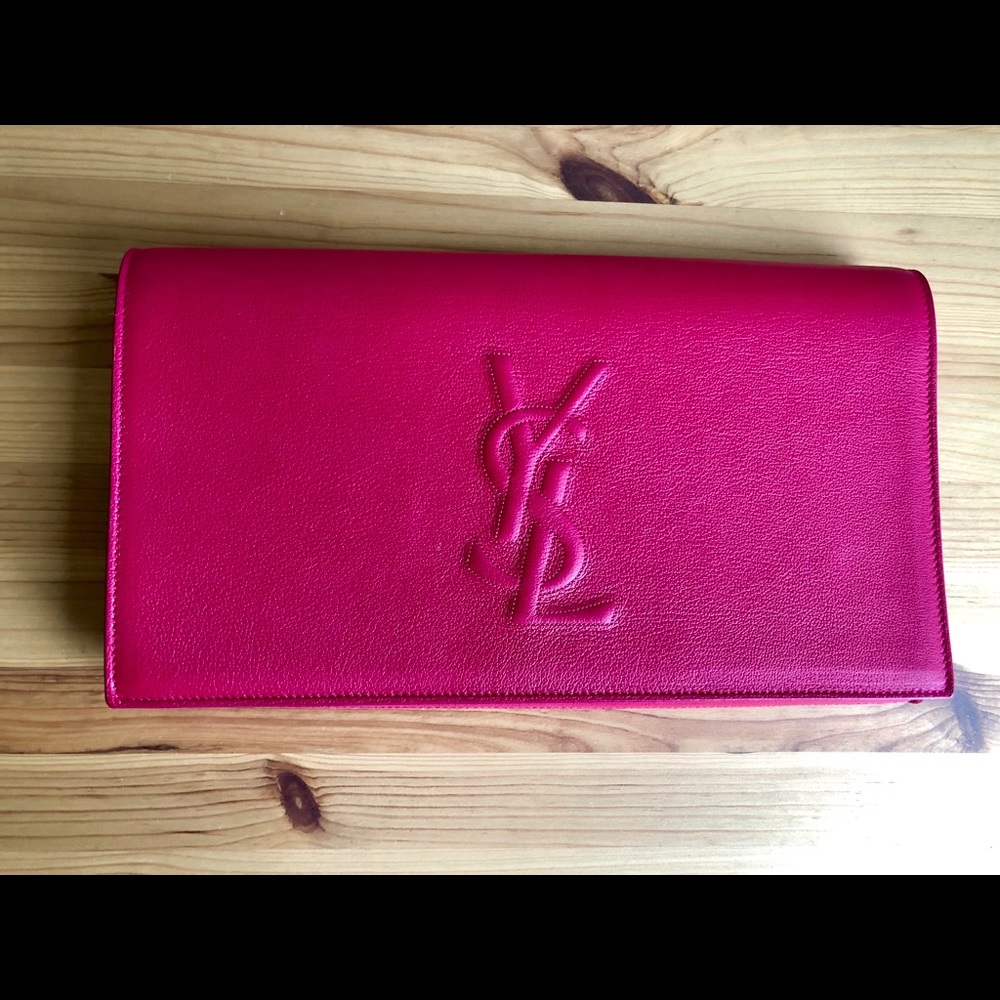 Authentic YSL Clutch with original protection bag